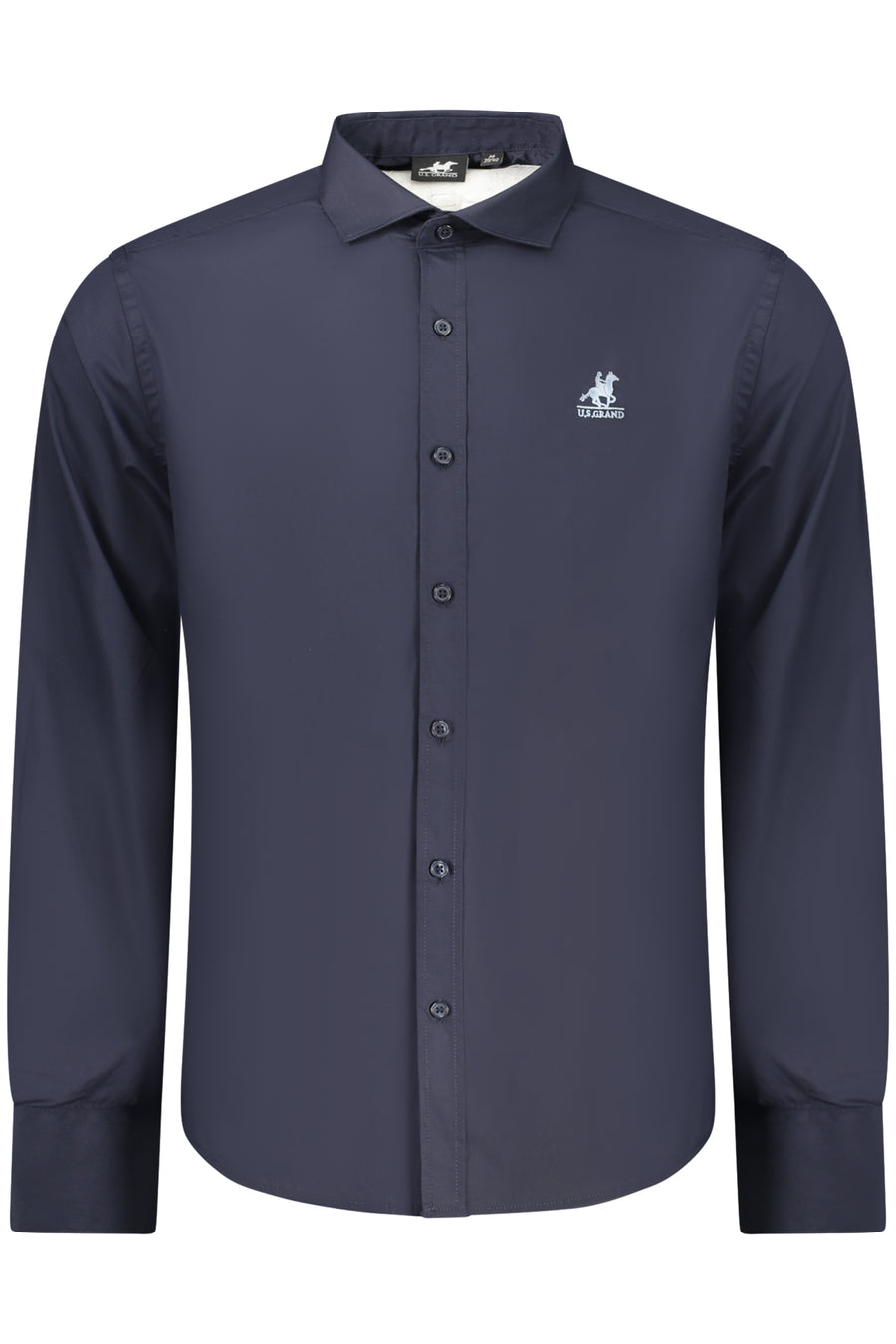U.S. Grand Us Grand Men's Blue Long-Sleeved Shirt