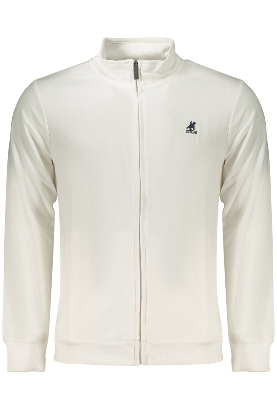 U.S. Grand Us Grand Men's White Zip-Up Sweatshirt