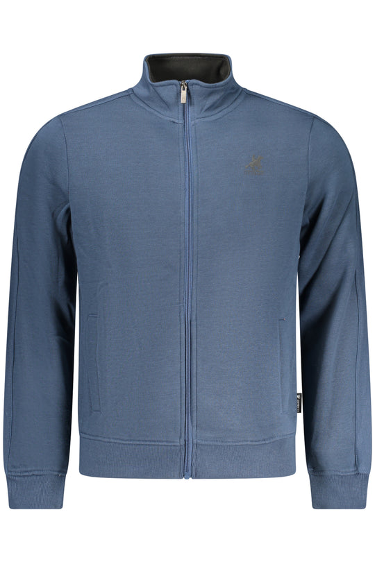 U.S. Grand Us Grand Men's Blue Zip-Up Sweatshirt