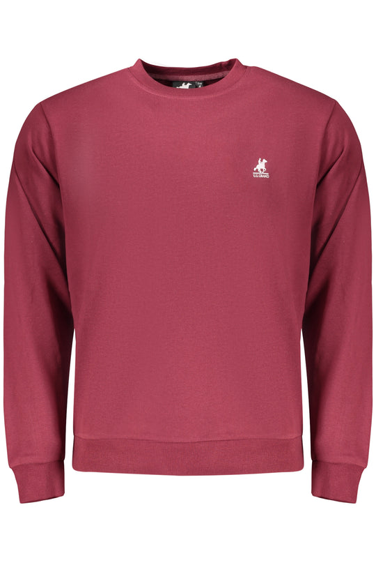 U.S. Grand Us Grand Men's Red Zip-Up Sweatshirt
