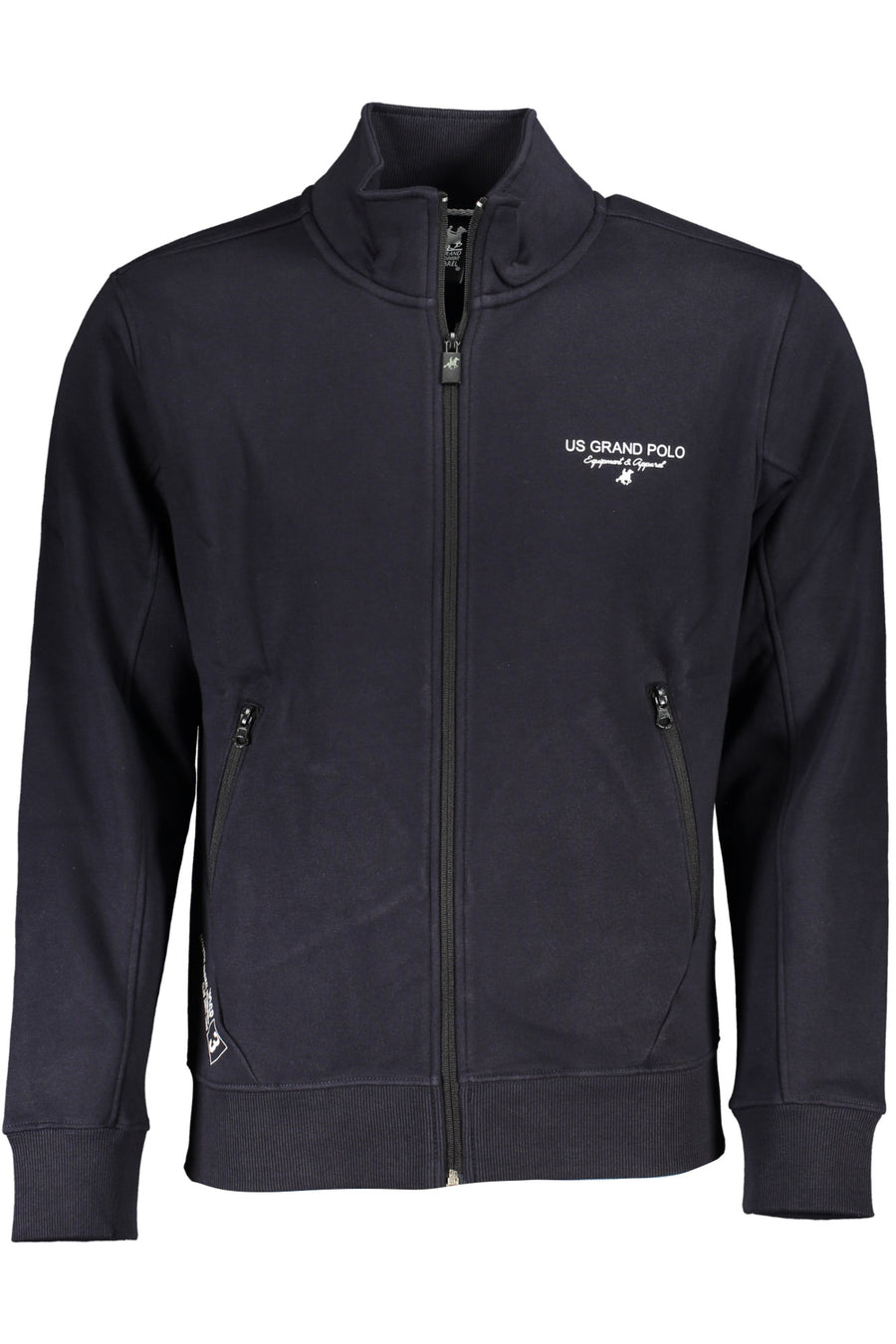 U.S. Grand Us Grand Men's Blue Zip-Up Sweatshirt