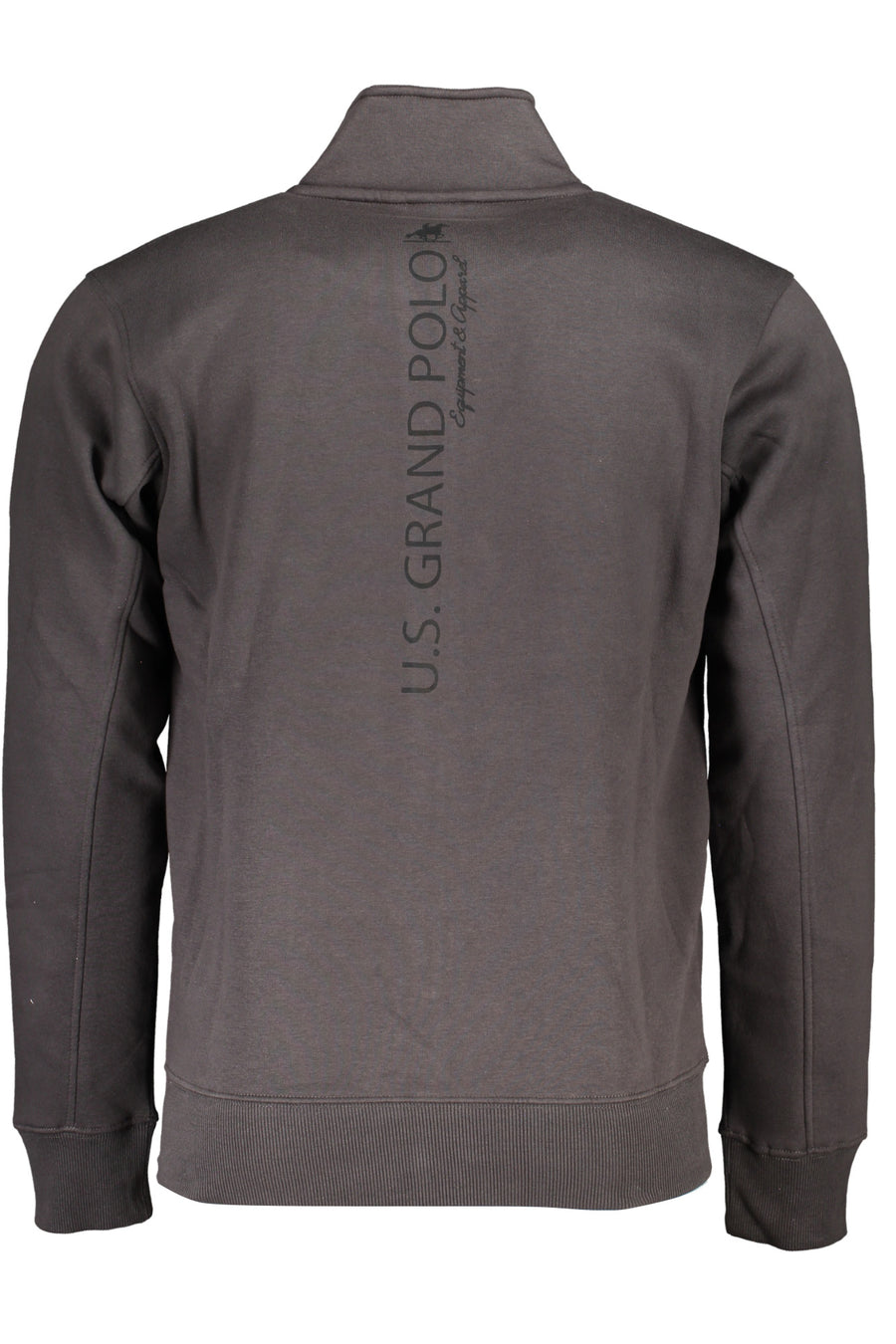 U.S. Grand Us Grand Men's Gray Zip-Up Sweatshirt