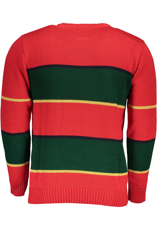 U.S. Grand Us Grand Men's Red Sweater