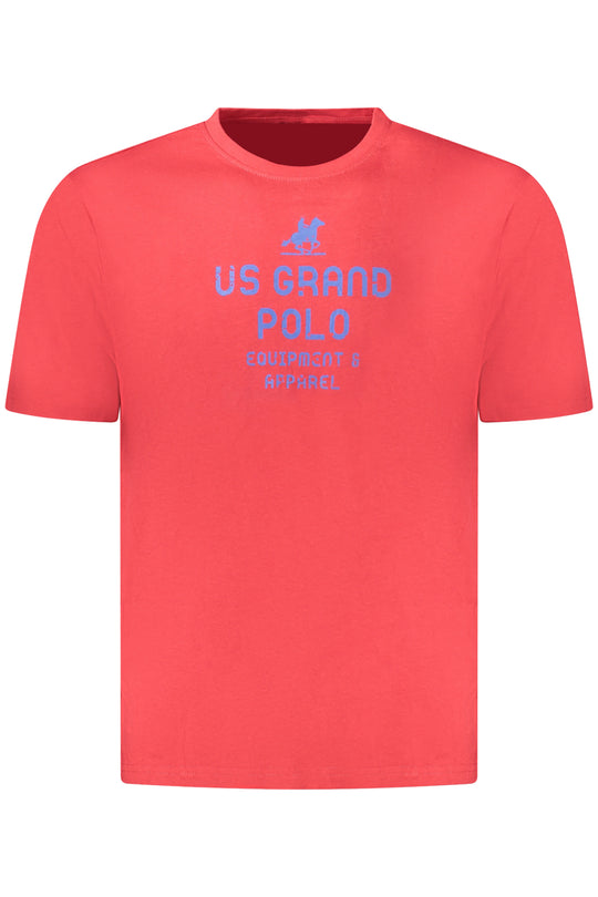 U.S. Grand Us Grand Men's Short-Sleeved Red T-Shirt