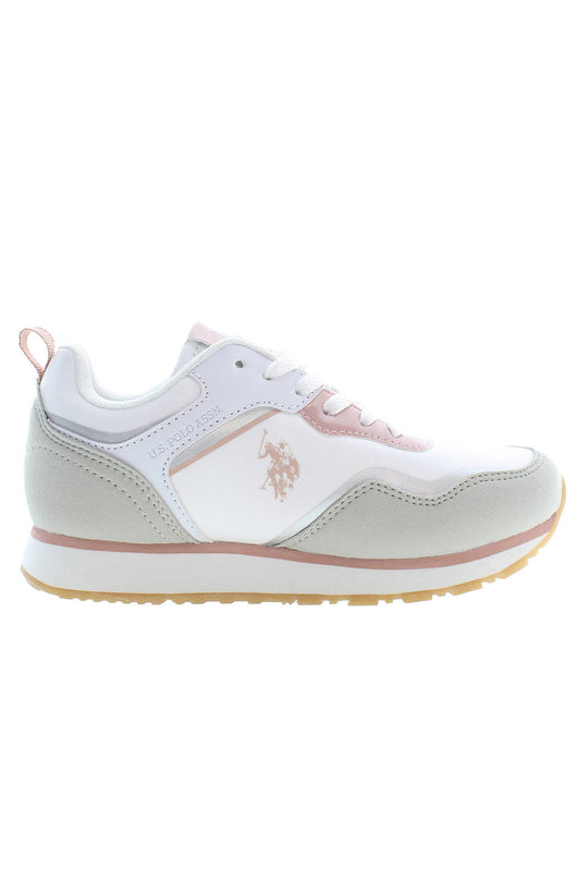 U.S. Polo Assn. Girls' White Sports Footwear