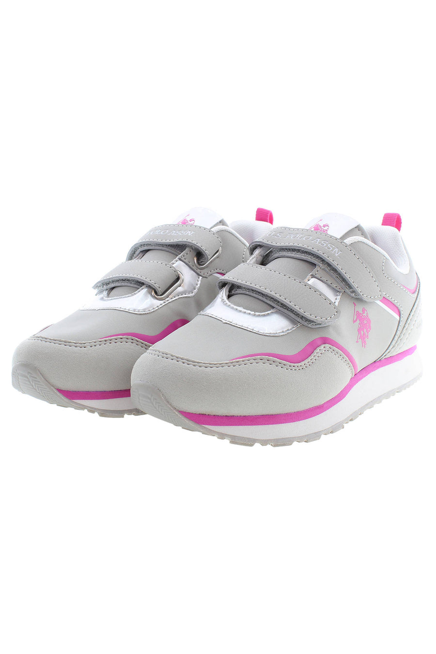 U.S. Polo Assn. Girls' Gray Sports Footwear